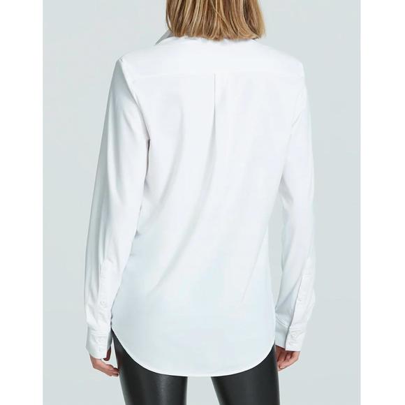 NEW COMMANDO classic oversized button down shirt in white - Picture 2 of 3